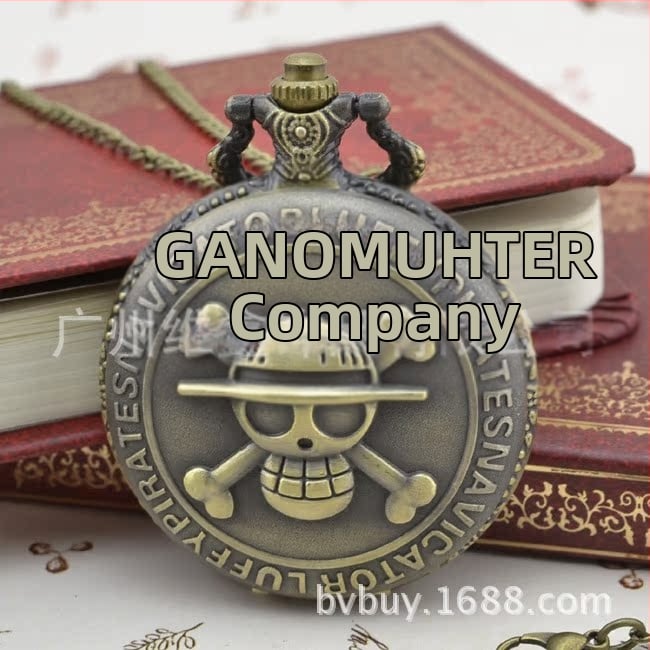 Ρετρό Πειρατικό Ρολόι Τσέπης – Για άνδρες και γυναίκες (Κίνηση Quartz; Κέλυφος από κράμα; Κυκλικός καντράν; Εκτυπωμένο λογότυπο; Διαθέσιμη προσαρμογή)