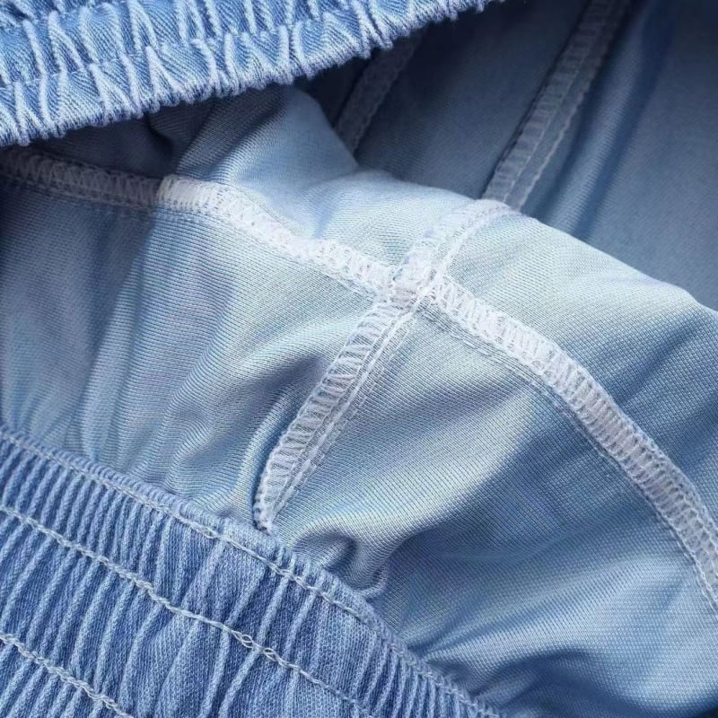 Ženske džins hlače od Tencela, ljetne lagane, visok pojas, široke nogavice, opuštena silueta, model 2026, plus size, petite