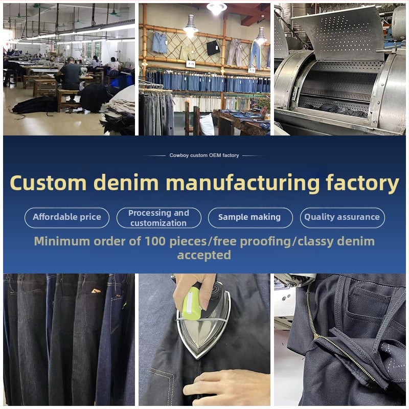 Traperice od denima, ravnog kroja, visoki struk, Slim Fit, 100% pamuk