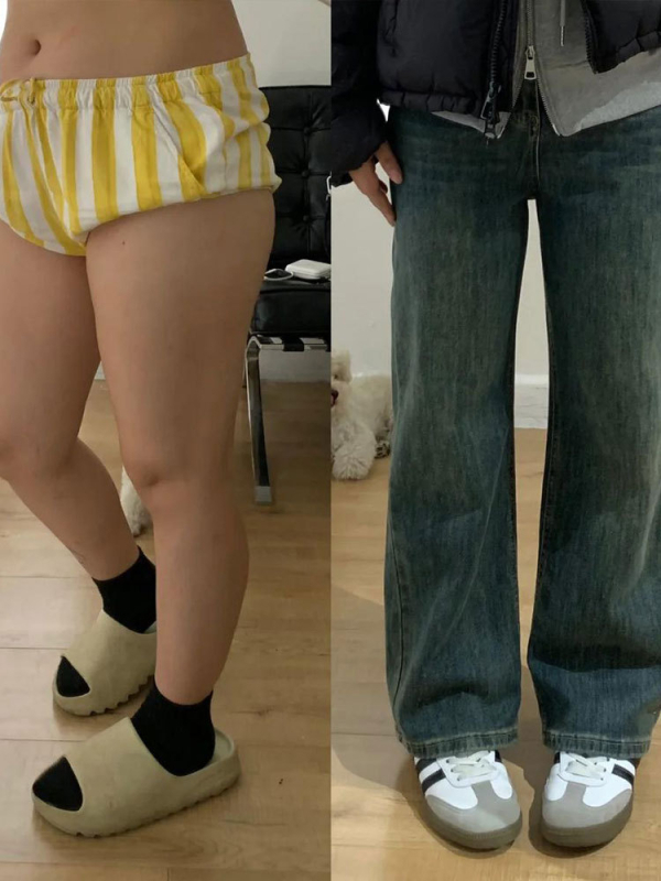 Ženske hlače od denima visokog struka, široke nogavice, denim s elastanom, 3D krojenje, japansko-korejski casual stil