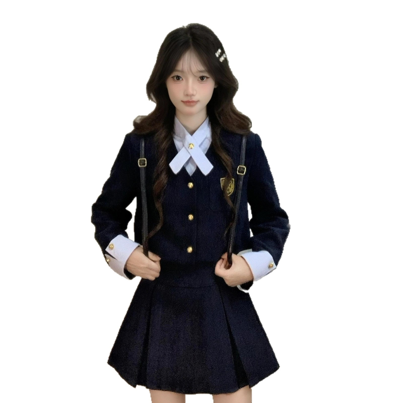 Set damă: rochie imprimată și top pentru toamnă–iarna, top în stil cămașă, mâneci lungi, fără guler, material poliester, stil elegant pentru muncă, toamna 2025