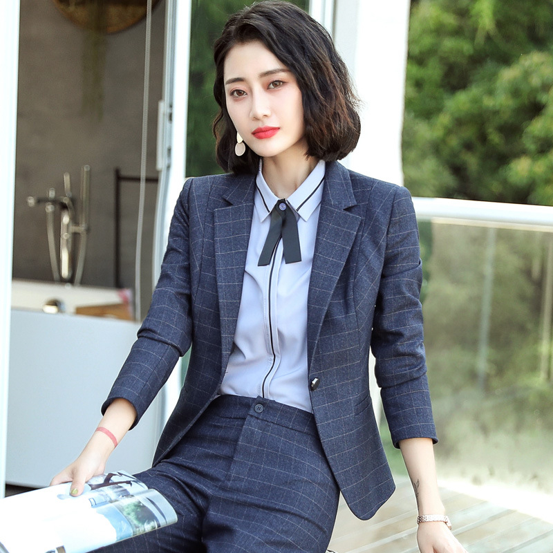 Női professzionális kosztüm szett (gilet, zakó, ruha) OL commuter stílus, poliészter-spandex keverék, hosszú ujjú, tavasz 2023