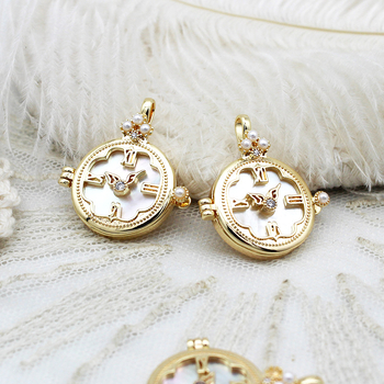 Accesorii DIY pentru bijuterii — cupru, placare electrolitică, lansare iarnă 2022, stil lux ușor (Material: Cupru; Tehnologie: Plăcarea electrolitică; Stil: Lux ușor; An/Sezon: Iarna 2022)