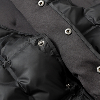 Пухена жилетка за мъже, V-образно деколте, плътна изолация, пълнеж: бял патица пух, джобове с цип