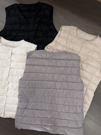 Γιλέκο με πάπια πούπουλα, επένδυση με πούπουλα, V‑λαιμόκοψη, πολυεστερική ύφανση, περιεκτικότητα βασικού υφάσματος πάνω από 95%, στυλ: βασικό αστικό