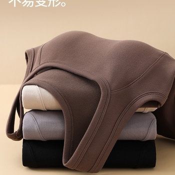 Moteriška terminė liemenė su integruota liemenėle ir krūties pagalvėlėmis; akrilinio pluošto; dvigubo sluoksnio; ekstra storas audinys; U formos kaklo iškirptė