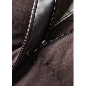 Vestă de damă cu glugă, fără mâneci, din lână, umplutură puf de rață 86–90%, lungime regulată 50–65 cm, iarnă 2025, stil urban elegant