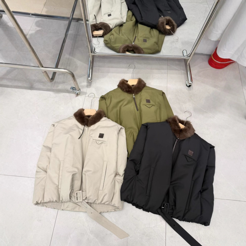 Ženski down vest s ovratnikom od norkine kože, korejski stil, zatvarač, opušten kroj, jesen 2025