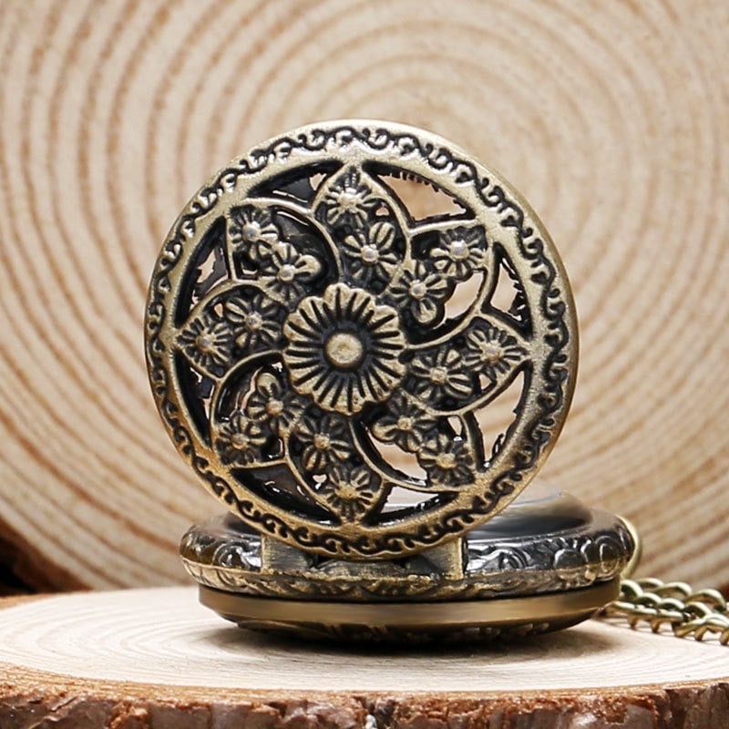 Ceas de buzunar cu mișcare quartz SL68, timp mondial, carcasă din aliaj, coroană spirală (mișcare quartz SL68, timp mondial, carcasă din aliaj, grosime 9 mm, coroană spirală)