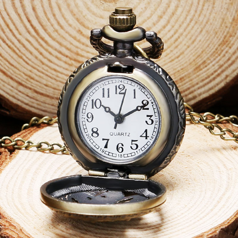 Ceas de buzunar cu mișcare quartz SL68, timp mondial, carcasă din aliaj, coroană spirală (mișcare quartz SL68, timp mondial, carcasă din aliaj, grosime 9 mm, coroană spirală)