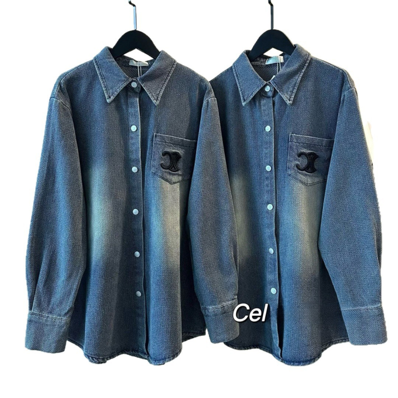 Pamut hosszú ujjú felső lazán szabott, polo gallérral, Harajuku stílus