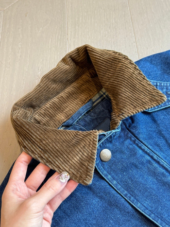 Denim jakna s labavim krojem, raglan rukavi, pamuk 95%+, obična duljina
