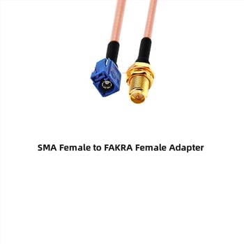 GPS antenos RG316 prailginimo kabelis, Fakra į SMA, 0–6 GHz, 50 Ω, SWR ≤ 1, Našumas 10