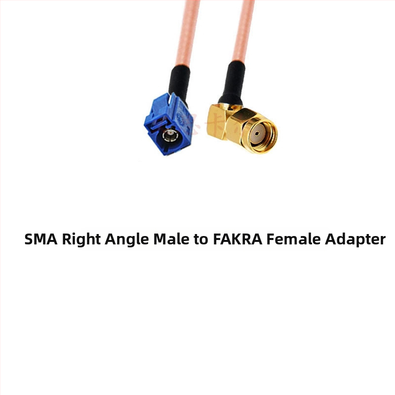 GPS antenos RG316 prailginimo kabelis, Fakra į SMA, 0–6 GHz, 50 Ω, SWR ≤ 1, Našumas 10