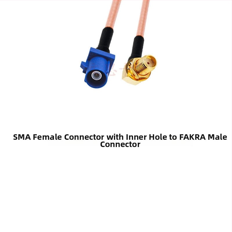 GPS antenos RG316 prailginimo kabelis, Fakra į SMA, 0–6 GHz, 50 Ω, SWR ≤ 1, Našumas 10