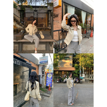 Jakna od poliester vlaknine, rukavi u stilu princeze, ležernog kroja, polo ovratnik (poliesterska vlakna; rukavi princeze; ležernog kroja; polo ovratnik)