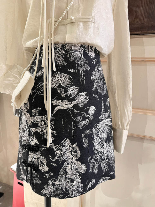 Honey Mesh kleita ķīniešu stilā, pavasaris 2023, uzlabots dizains ar Zen sprādzi