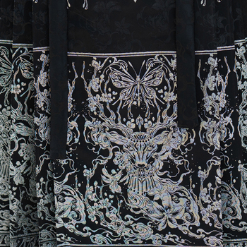 Hanfu komplektas kasdieniam naudojimui, medvilnės audinys, 30–50% medvilnės turinys, universalus naudojimas, auksinės detalės