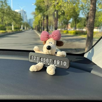 Plastični auto dekorativni ukras s skrivenim tipom, bez prilagodbe, znak za parkiranje s motivom psa