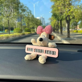 Plastični auto dekorativni ukras s skrivenim tipom, bez prilagodbe, znak za parkiranje s motivom psa