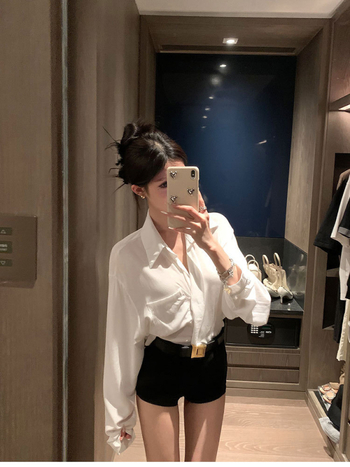 Κοντές σορτς για γυναίκες με μέση μεσαίου ύψους, ύφασμα πολυεστέρα-σπάντεξ, μικροελαστικότητα, στυλ δρόμου