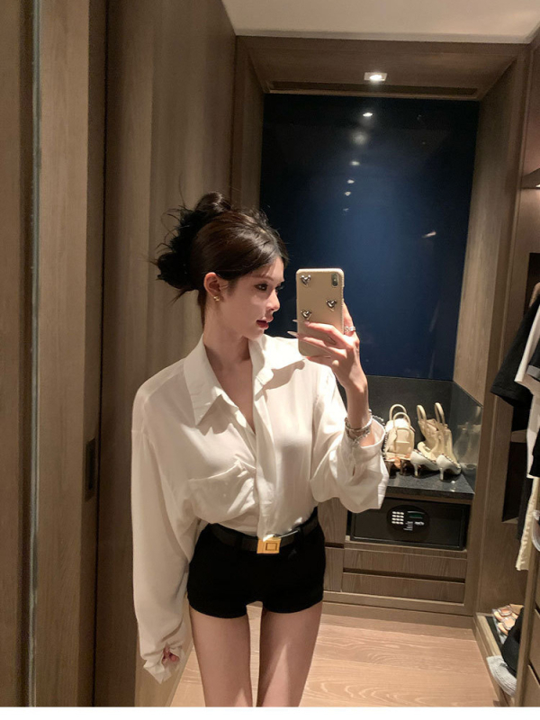 Κοντές σορτς για γυναίκες με μέση μεσαίου ύψους, ύφασμα πολυεστέρα-σπάντεξ, μικροελαστικότητα, στυλ δρόμου