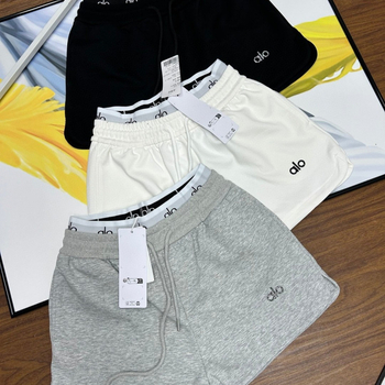 Γυναικείος casual βαμβακερός σορτς με ελαστική μέση, μήκος πέντε τεταρτών, λεπτό ύφασμα, μικρο-ελαστικότητα