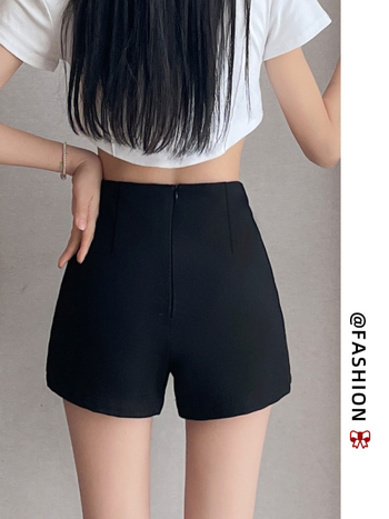 Női hétköznapi nadrág magas derekú, széles szárú, háromnegyedes hossz, viszkóz rayon anyag, cipzár