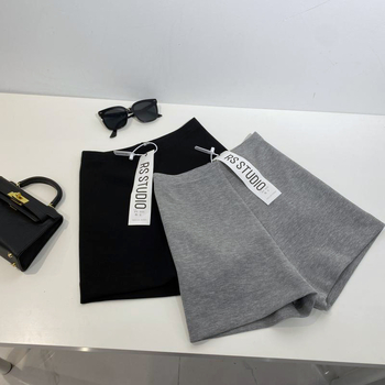 Γυναικεία σορτς ποδηλασίας, 3/4 μήκος, υψηλή μέση, στενή εφαρμογή, βαμβακερό ύφασμα