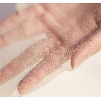 Чорапогащи ултра тънки с перлен блясък, прозрачни пръсти, дишащ нейлон, Т‑кройка