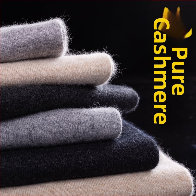 Kašmyro kelnes vyrams ir moterims, storos ir šiltos, pilno ilgio, vienos spalvos, vieno sluoksnio vilna