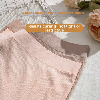 Moteriški bešiūlių saugios šortai, aukštas liemuo, pilvo kontrole, užpakalio pakėlimas, medvilnės Jacquard audinys