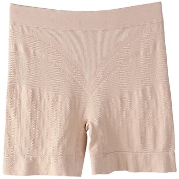 Moteriški bešiūlių saugios šortai, aukštas liemuo, pilvo kontrole, užpakalio pakėlimas, medvilnės Jacquard audinys