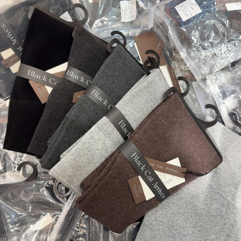 MISS Cactus Meilala компресионни базови леггинси за жени, памук, средна плътност, едноцветни, повдигат и оформят