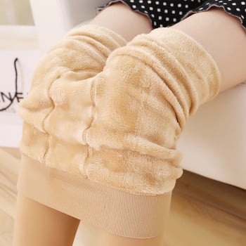 Termilised fliisiga sukkpüksid sügisel-talvel, puusade tõstmine, keha vormimine, paks polüester