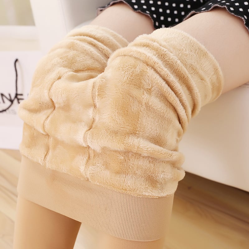 Termilised fliisiga sukkpüksid sügisel-talvel, puusade tõstmine, keha vormimine, paks polüester