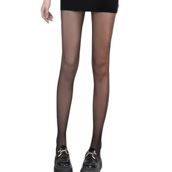 Nailonist sukkpüksid nahast läbipaistva mustriga, keha kuju vormimine, soojad ja paksud