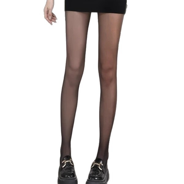 Nailonist sukkpüksid nahast läbipaistva mustriga, keha kuju vormimine, soojad ja paksud