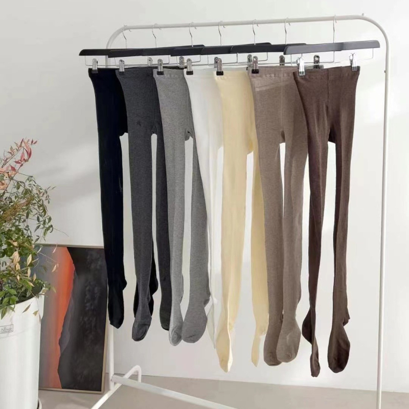 Naiste puuvillased sukkpüksid jalgadega, keskmise paksemusega, 70–80% puuvill, Korea stiil