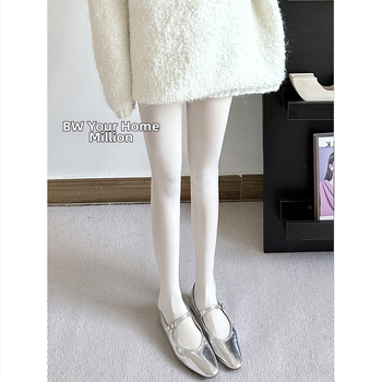 Swan Velvet sukkpüksid keha kuju sobivuseks, lihtne muster, õhukesed, 30–50% polüester