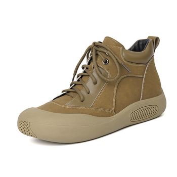Ženske kratke čizme s krznom na gornjem dijelu, niski pet, zaobljeni vrh, jesensko-zimski casual AT2709