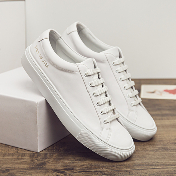 Adidași casual din piele naturală pentru femei, partea superioară din piele, vârf rotund, șireturi, talpă din cauciuc