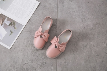 Pantofi dama slip-on din piele, vârf rotund, deschidere joasă, talpă din tendon de vițel, branț din piele Ultrafilm