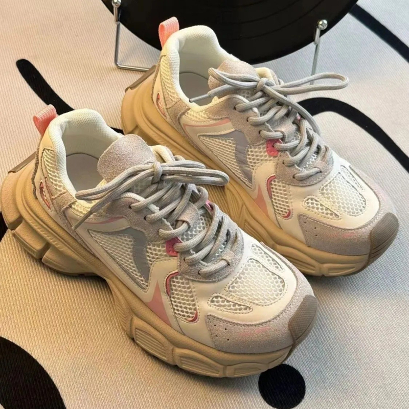 Unisex sportske casual tenisice, korejski stil, gornji dio PU+mesh, gumena potplat, vezanje na vezice