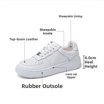 Spordistiili igapäevased jalatsid esimese kihiga lehmakarva ülemine, lambanahk sisemine, kummist tald, madal konts 1–3 cm, libisemiskindel ja niiskuse imendumine