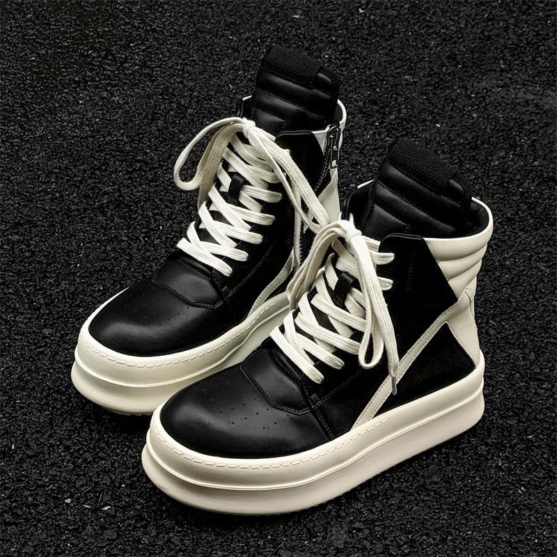 Ghete Martin: două straturi de piele de vită la partea superioară, talpă din cauciuc, vârf rotund, toc pătrat 3-5 cm, stil de iarnă