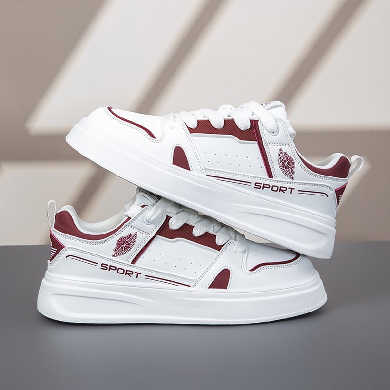 Unisex kožne casual tenisice s EVA potplatom, vezice, niski gornji dio, zaobljena špička