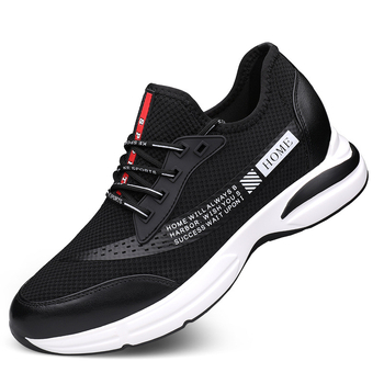 Pantofi sport casual pentru bărbați, creștere ascunsă de 8 cm, partea superioară din plasă respirabilă, branț EVA, design cu talpă joasă