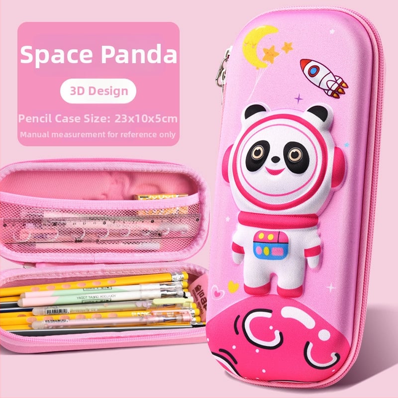 Несесер за моливи за ученици от началното училище - EVA материал, 3D анимационен дизайн, модел с единорог, подплата от найлон, дишащ и ултра лек