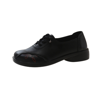 Ženske cipele: protuklizno retro stil, gornji dio od super vlakana, okrugli vrh, niski pet 1–3 cm